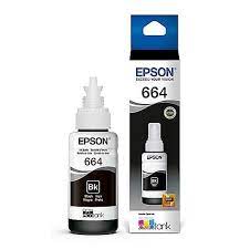 Refil de Tinta Epson Preto T664