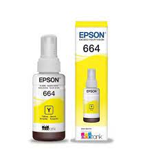 Refil de Tinta Epson Amarelo T664