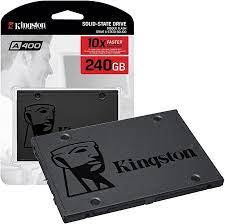 SSD Kingston 240GB SA400 SATA3 2,5″ 7MM Leitura 500MB/S Gravacao 350MB/S – SA400s37/240g