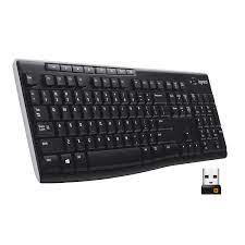 Teclado sem fio K270 Preto/prata Logitech